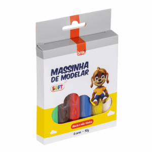 Massa de Modelar 6 Cores 90g BRW - UND