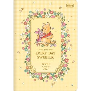 Planner Agenda Grampeado 17,8 x 25,4 cm URSINHO POOH - TILIBRA - UND