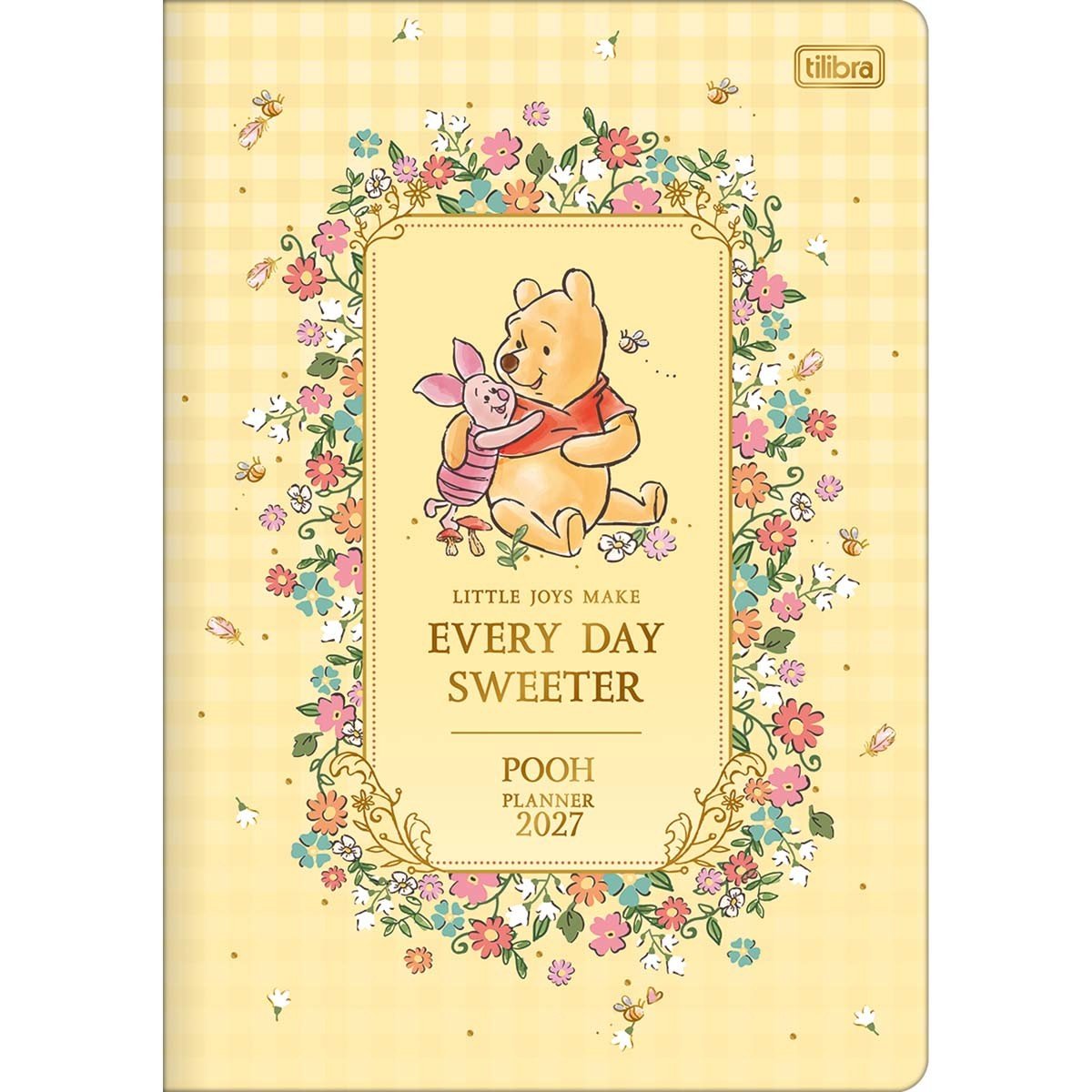 Planner Agenda Grampeado 17,8 x 25,4 cm URSINHO POOH - TILIBRA - UND