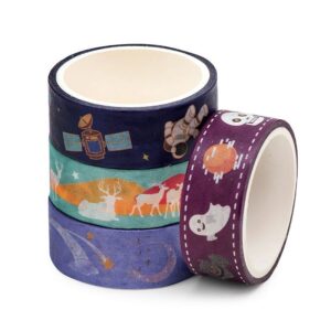 Fita Adesiva Washi Tape Glow BRW - Cx 12 Und
