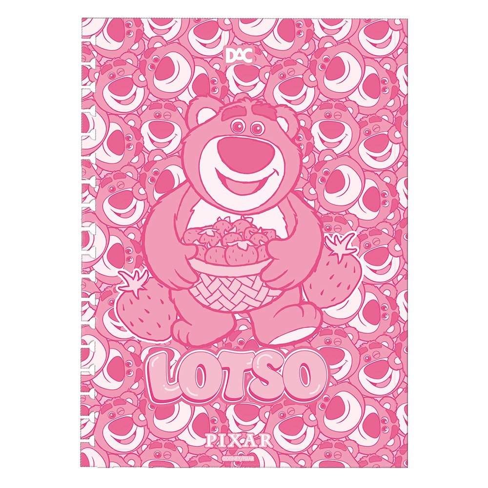 Caderno Smart Universitário 15 Divisórias Ursinho Lotso 140 fls - DAC