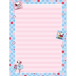 Caderno Colado Papel de Carta SNOOPY 48 Fls - TILIBRA - UND