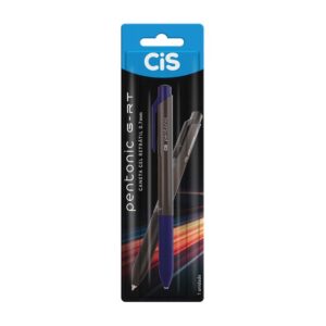 Caneta Cis Pentonic GRT Azul - Blister 1 Und