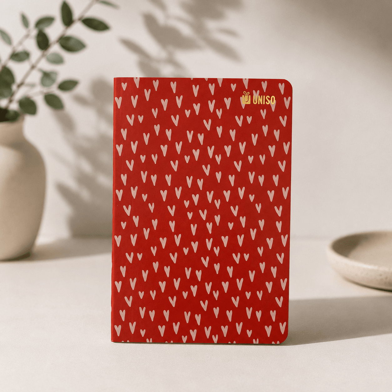 Caderno A5 Brochura SEM PAUTA Romantic 13,5cm x 20,5cm  32 fls - UNISO - UND