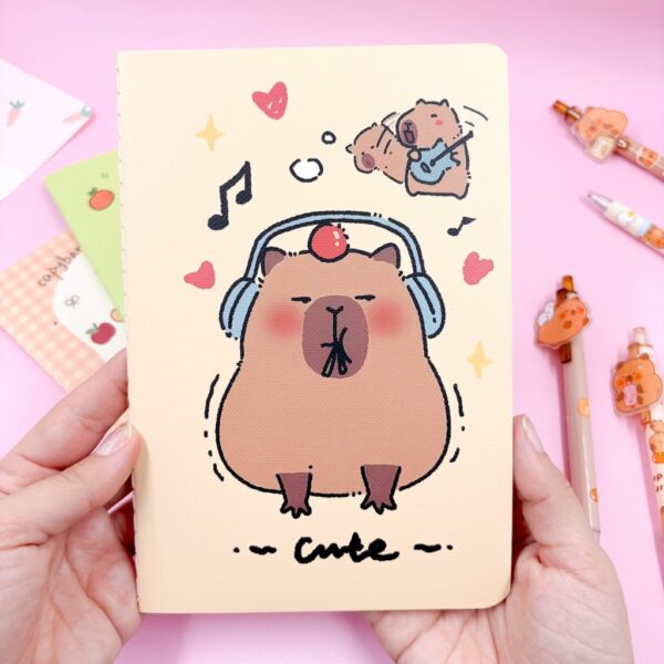Caderno Grampeado 19x13 cm CAPIVARA - UND