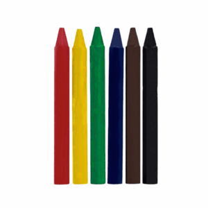 Giz de Cera Fino 6 Cores - DAC ART - BLISTER