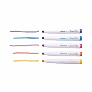 Caneta Hidrocor 3 Linhas Hello kitty Estojo c/5 Cores LEO E LEO - BLISTER