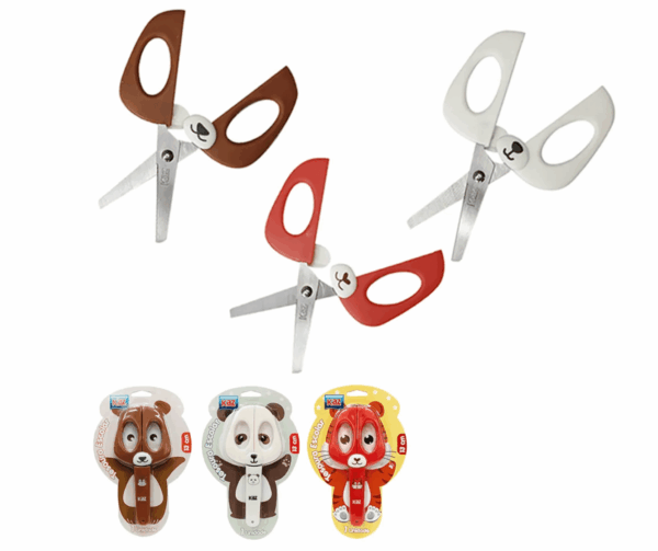 Tesoura Escolar 13cm Zoo KAZ - BLISTER
