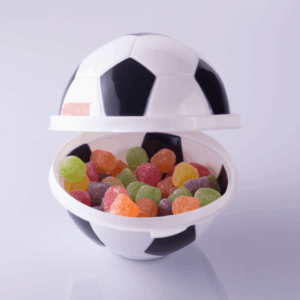 Porta Bola de Futebol 380ml - PLASÚTIL - UND