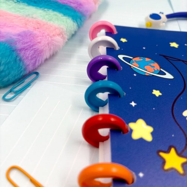 Caderno de Disco 21,5x14,6 cm Astronauta