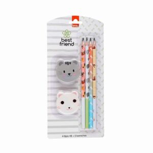 Kit Escolar Best Friends 6 Produtos BRW