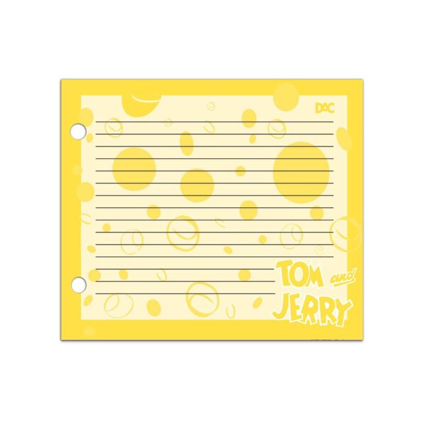 Refil/Bloco de Anotações Tom e Jerry 48 Folhas DAC