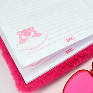 Caderno de Anotações Fluffy Pelúcia Ursinho Lotso - DAC