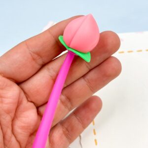 Caneta Flexível Dançante Frutinhas - Pacote 6 Und