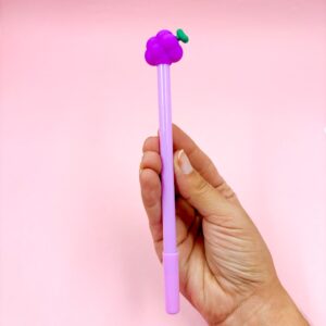 Caneta Fofa Frutinhas - PACOTE 6 UND