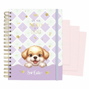 Caderno Smart Colegial So Cute Dog 80 fls - DAC