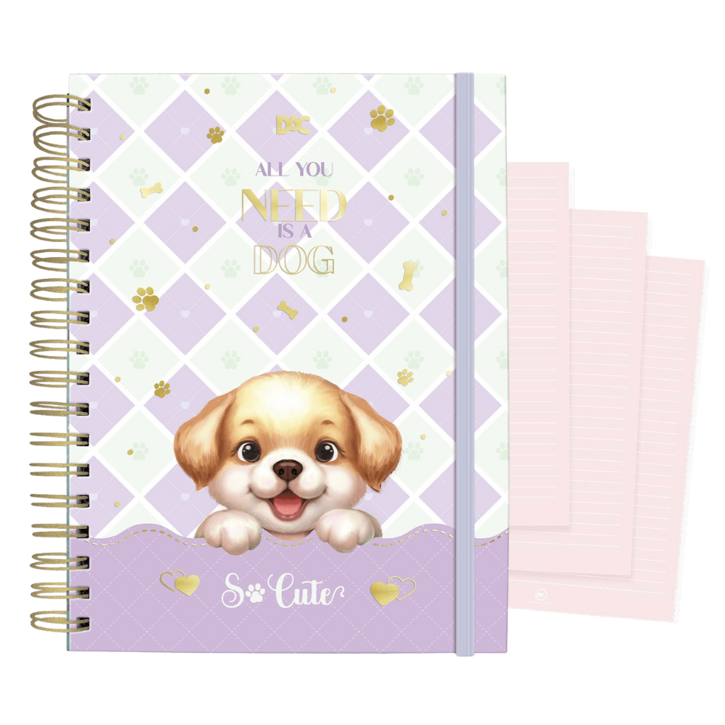 Caderno Smart Colegial So Cute Dog 80 fls - DAC