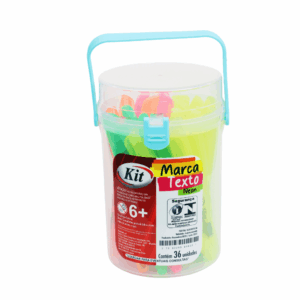 Marca Texto SLIN NEON - KIT OFICIAL - 6 UND