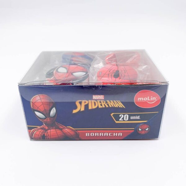 Borracha Homem Aranha MOLIN -  KIT 4 UND