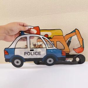 Embalagem Zip Lock Carrinhos Transporte 20x21cm - IMPORTADOS - 6 UND ( Cada Unidade sai por R$1,40)