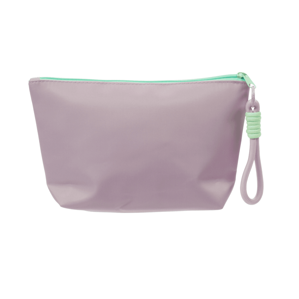 Necessaire c/ Alça Letra Plush Lilás ALEGRIA 15x25x7cm - FLORIE - UND