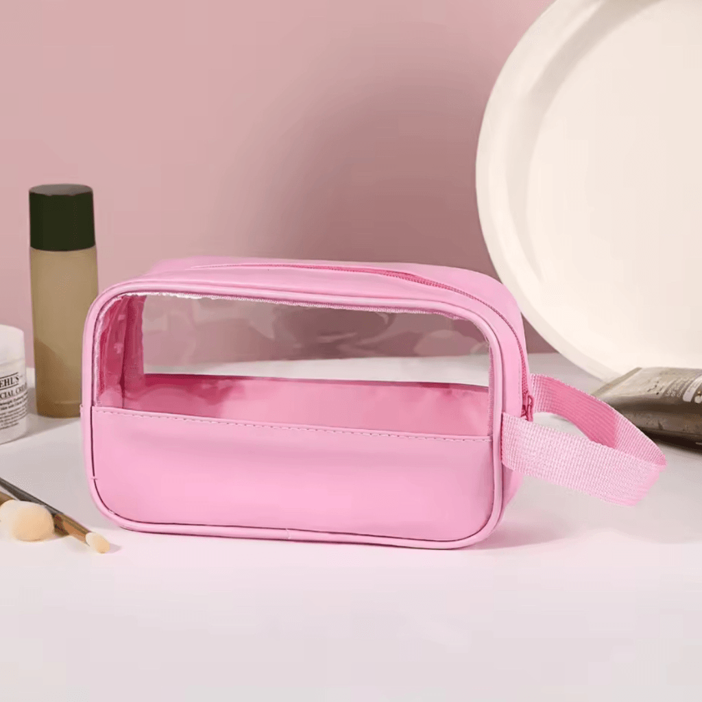Estojo Box NECESSAIRE Transparente Color - IMPORTADO - UND