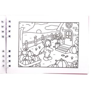 Livro de Colorir BOBBIE GOODS Capa Dura - ROSA - UND
