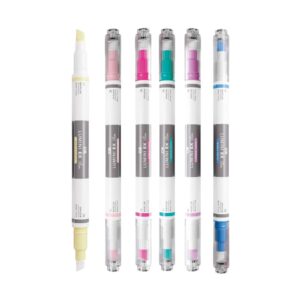 Marca Texto 2 Pontas Lumini EX Slim CIS - KIT 6 UND