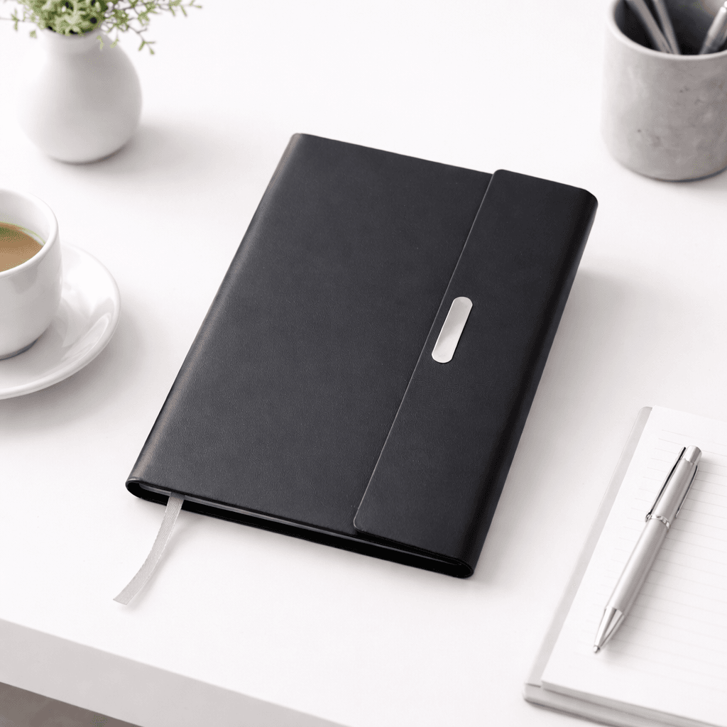 Caderno Capa Courino Clean Office 112 Fls 14,1 x 20,6cm  - IMPORTADO - UND