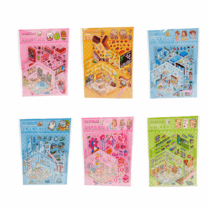Kit Cenário Adesivo 3D c/ Pinça GOOD VIBES 25,5x18cm - IMPORTADO - UND