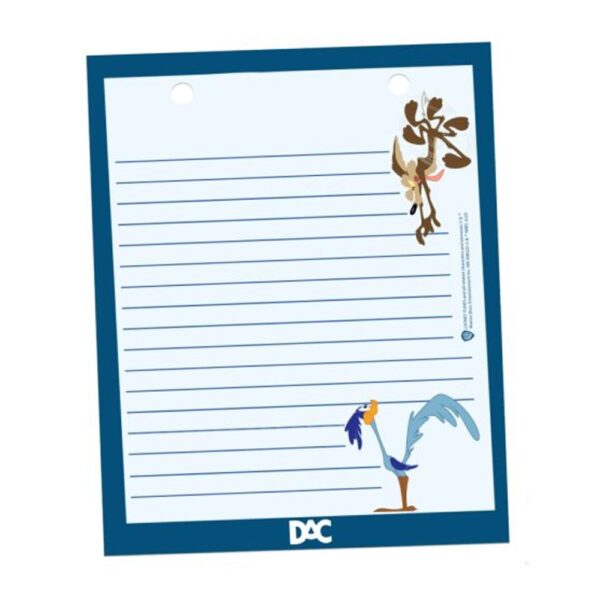 Refil Porta Fichas Looney Tunes DAC