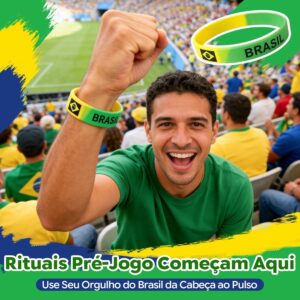 Kit Torcedor  12 Itens BRASIL Copa do Mundo - IMPORTADO - UND