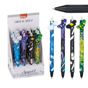 Caneta Esferográfica Apagável 0.7mm Skate - BRW - CX 12 UND