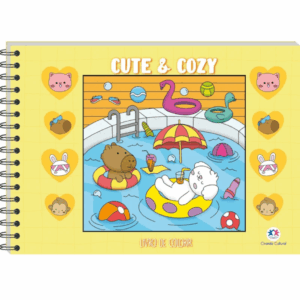 Livro de Colorir Cute and Cozy Yellow - CIRANDA - UND