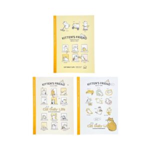 Caderno A5 Pautado Gatos Kitten's Friends 14,5x21cm - UNISO - UND