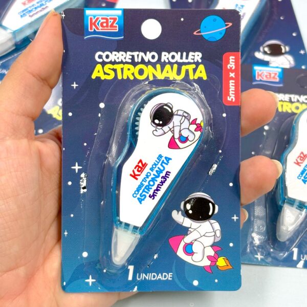 Fita Corretiva 5mmx3m Astronauta KAZ - PACOTE 6 UND