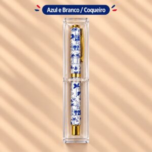 Caneta Luxo Metálica  + Case Brisa de Verão - IMPORTADO - UND