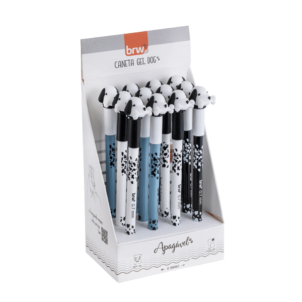Caneta Gel Esferográfica Apagável 0.7mm Dog BRW