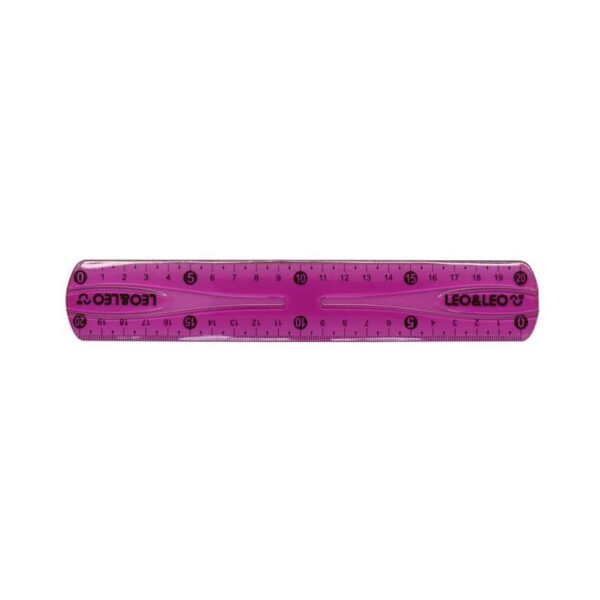Régua Flexível 20cm Leo e Leo - 5 Und