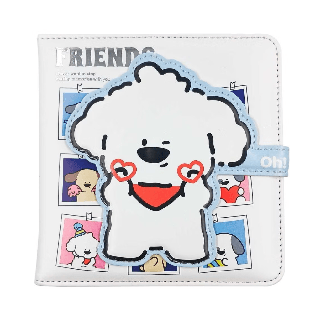Mini Caderno LUXO c/ Fechamento Happy Doggy - IMPORTADO - UND