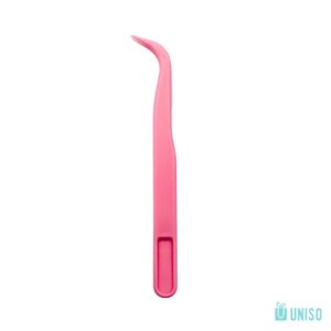 Pinça Curva Plástica Para Adesivo 11,5cm - UNISO - UND