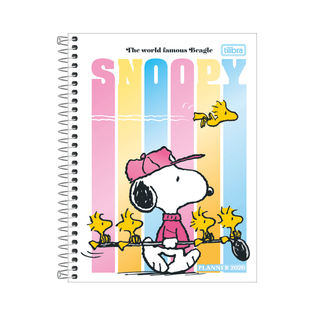Agenda Planner Espiral 17,5 x 24 cm SNOOPY - TILIBRA - UND