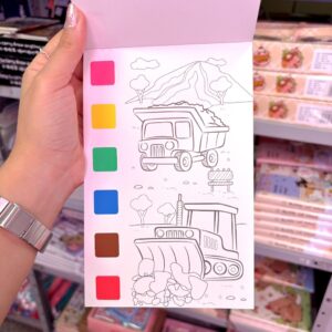 Livro Pintura Aquarela com Pincel 12 Folhas - Transporte