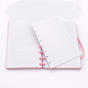 Caderno de Disco A5 Glitter 8 Discos - 15x21,2cm - 80 Fls - IMPORTADO - UND