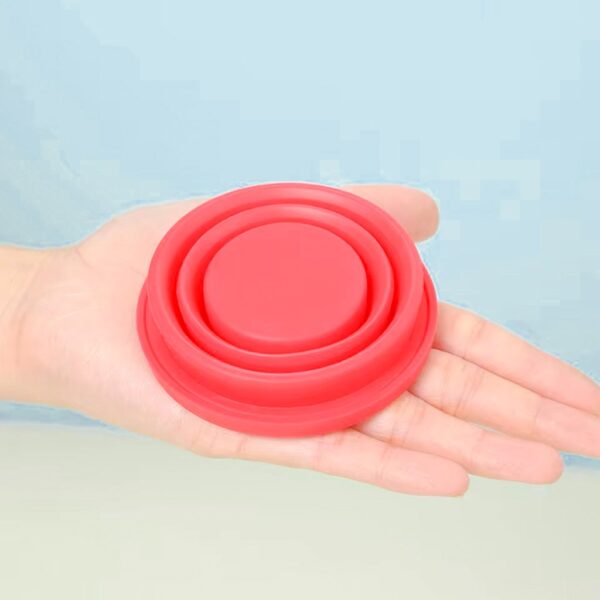 Copo Retrátil Silicone - Pacote 3 Und
