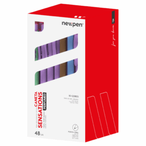 Caneta Clic Perfumada 0.7mm NEWPEN - CX 48 UND