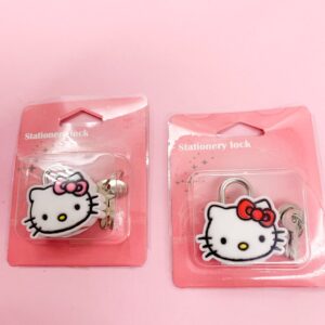 Cadeado Fofo Emborrachado Hello Kitty - UND
