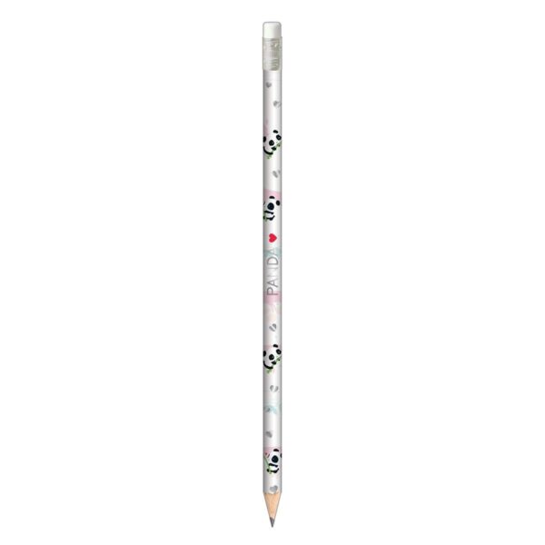 Lápis Preto Redondo Panda Tilibra - Kit 12 Und