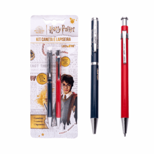Kit Caneta e Lapiseira Harry Potter Leo e Leo - Blister 2 Und