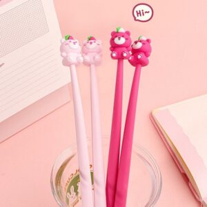 Caneta Flexivel Dançante Ursinho Lotso - Pacote 6 Und